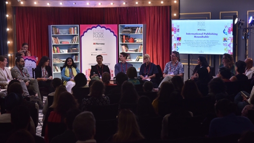 International Publishing Roundtable with Aditi Maheshwari - Goyal, Emmanuelle Collas, Isabelle Kenyon, Jon Krog Pederson, Kannan Sundaram, Mélody Enjoubault, Milee Aishwarya, Raphaël Thierry, Sabine Wespieser, Stéphane Husar, Swetha Yerram, Tiffany Gassouk, and Vasudhendra in conversation with Arcopol Chaudhuri